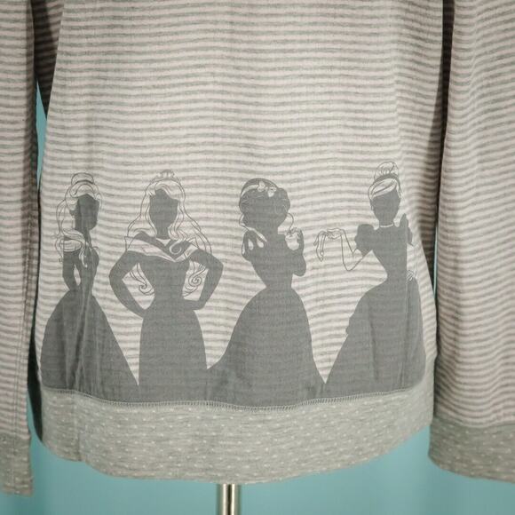 Disney Parks Size Large L Princess-ing Belle Aurora Cinderella Hoodie Sweatshirt - Picture 3 of 5